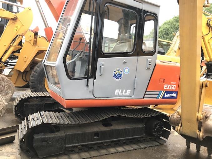 землекопы скорости 5km/H EX60-1 подержанные Хитачи 6000kg 0.3CBM 0